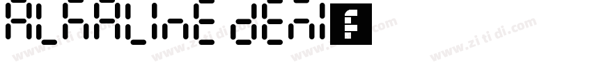 Alkaline Demi字体字体转换